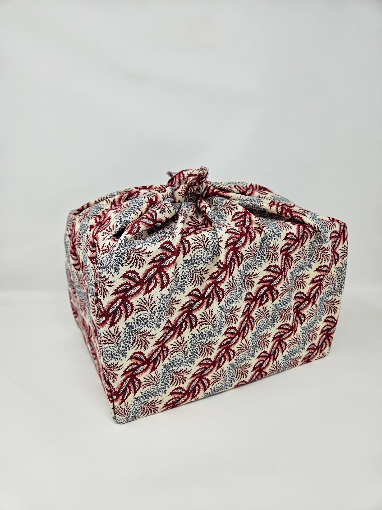 Elegant Americana Furoshiki Reusable Gift Wrap, 30" Upcycled Cotton